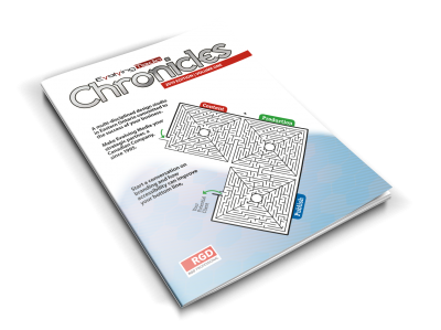 Evolving Media Chronicles 2019 Edition Volume One Magazine Cover, Designed by Evolving Media & Design Inc.
